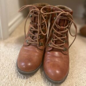 Brown booties